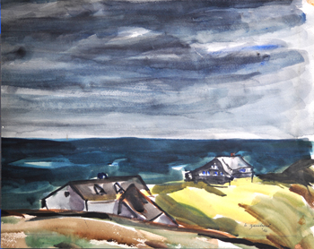 Ominous Sky - Casein Wash #017