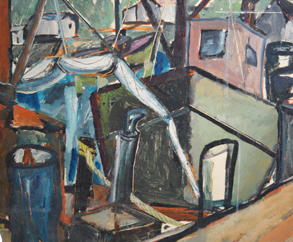 Moored Boats - Casein #024 Casein