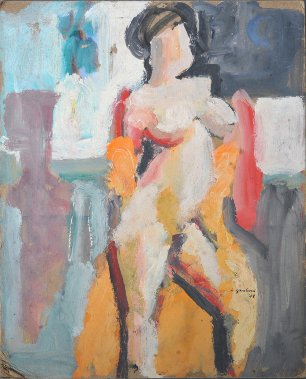 Nude: Side View - Casein #048