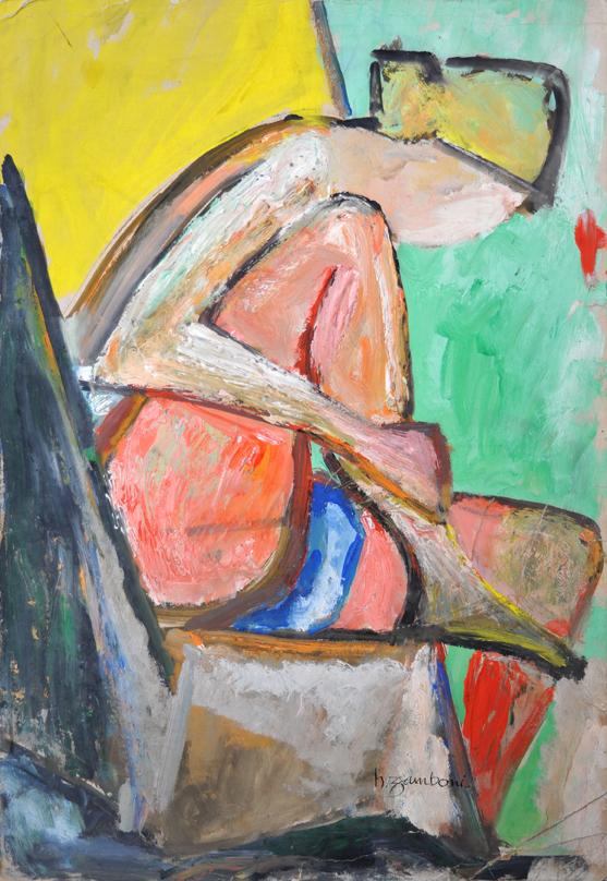 Woodblock Nude #1 #0571