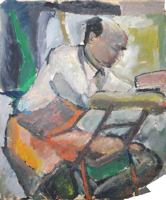 Portrait of Lewis Daniels - Casein #067